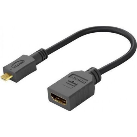 Adaptateur HDMI - HDMI Type D Avec Prise Microphone - Pour Appareils Portables - 1 Pièce