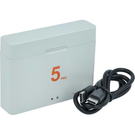 vhbw Dual USB-C Ladegerät kompatibel mit DJI Osmo Action 6 Kamera - Ladeschale + USB-C Kabel Ladeanzeige (1/5)