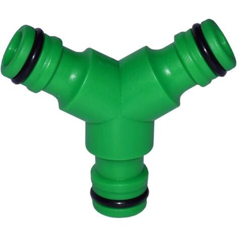 5pcs raccord pratique pour tuyau de jardin de cuisine raccord rapide 3 voies, connecteur en plastique 16 mm, vert (1/5)