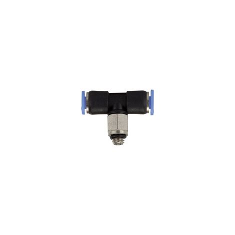 Riegler T-Steckverschraubung »Blaue Serie« mini, drehbar, M6, 131.006-6M (1/2)