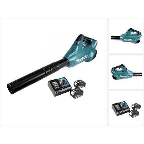 Makita DUB 362 RG Akku Laubbläser 2x18V + 2x Akku 6,0Ah + Ladegerät