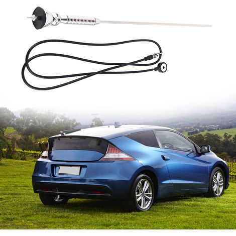 Universelle AM/FM-Autoradioantenne, 47 cm (18,5 Zoll) Dachkotflügel, 180° schwenkbar, schwarz, kompatibel mit den meisten Fahrzeugen (1/5)