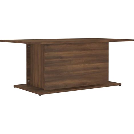 Maison Exclusive - Mesa de centro madera de ingeniería marrón rob (1/5)