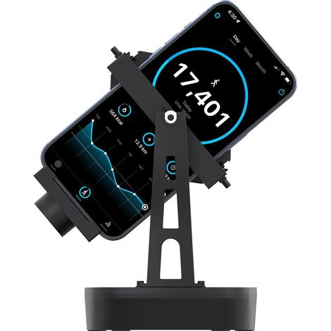 Smartphone-Schaukelzubehör, kompatibel mit Schrittzähler, Gehfunktion, Stopp-Timer, zwei Schwingpositionen, simuliert menschliches Gehen