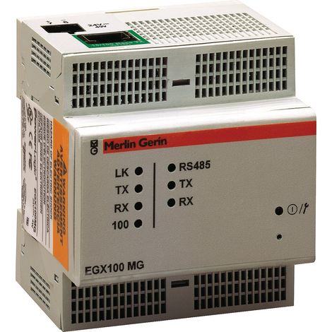Schneider EGX100MG Gateway Ethernet - PowerLogic EGX100 - 1 porta Ethernet - 24 V CC
