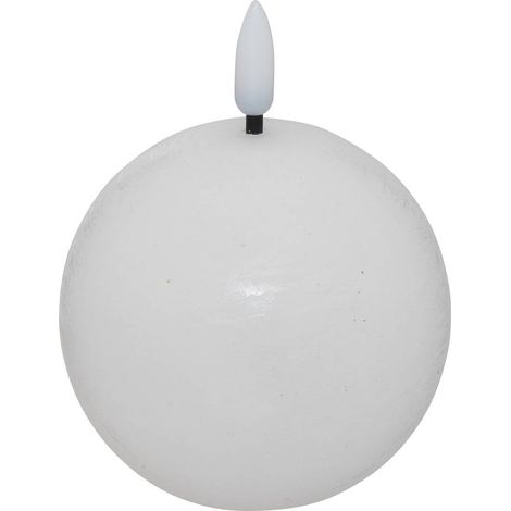 Candela a sfera molia led d.8cm bianco - Atmosphera créateur d'intérieur (1/3)