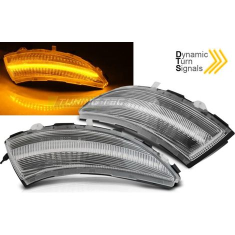 Paire Clignotant Repetiteurs retroviseurs Renault Clio 4 2012-2016 Clair LED Dynamique-36864071 (1/3)
