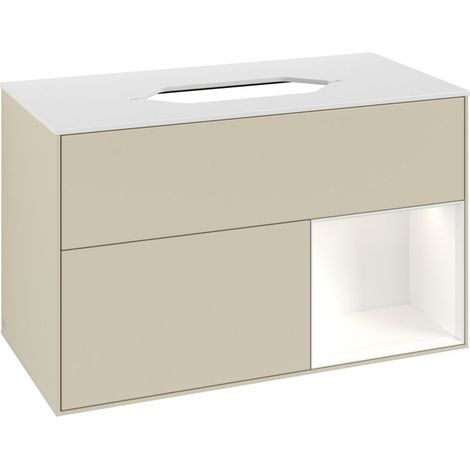 Villeroy & Boch F661MTHJ Meuble sous-lavabo Finion F66 (1/3)