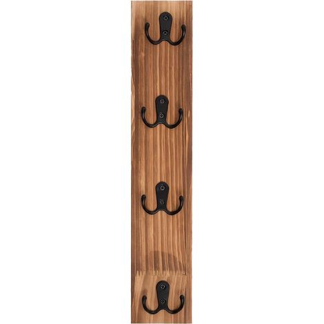 Porte-clés vertical avec crochets, décoratif, ferme, pour l'entrée, la buanderie, les portefeuilles, les sacs à main (1/5)