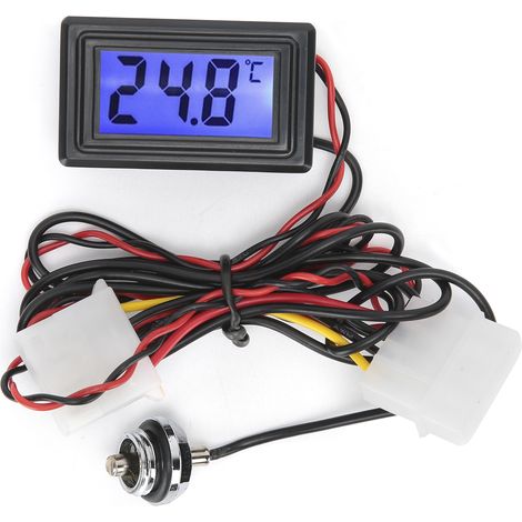 Thermomètre numérique pour refroidissement liquide PC, affichage digital WDXS-DT, 5V-24V (1/5)