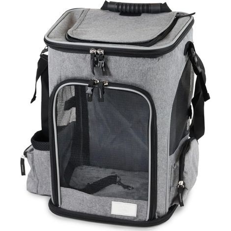 Sac à dos pour chien pliable jusqu'à 8,5 kg, respirant, avec mesh (1/5)
