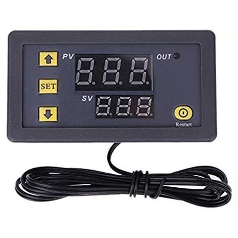 24V 20A W3230 LCD Thermostat Numérique Contrôleur Régulateur Alarme Haute Température (1/5)