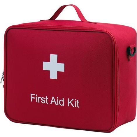 Reiseapotheke Tasche leer, wasserdicht, mit Schulterriemen, 25x21x11cm