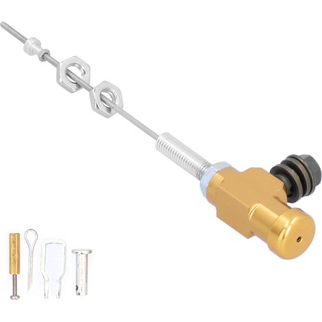Modification moto : pompe hydraulique d'embrayage à gain de main-d'œuvre, pompe hydraulique inférieure d'embrayage, pompe réceptrice (modèle standard), or. (1/5)