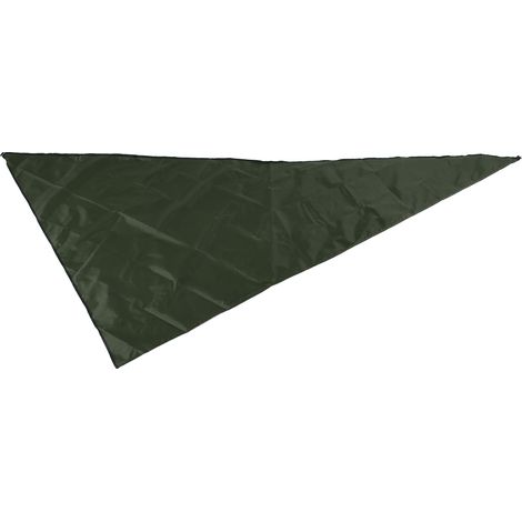 Voile d'ombrage triangulaire militaire vert – respirant imperméable anti-déchirure – accessoire tente camping