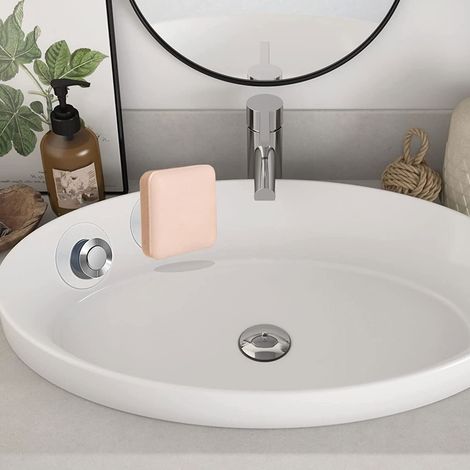 Lot de 3 Porte-Savon Magnétique à Ventouse Porte Savon Aimanté Douche Mural Acier Inoxydable Support Mural sans Perçage Salle Bain Cuisine WC (3PCS-Cône), 31 x 26 cm (1/5)