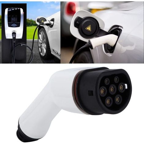 Câble de charge pour véhicule électrique de type 2, prise de chargeur pour véhicule à énergie nouvelle 32 A, indice de protection IP44, kit adaptateur de charge pour véhicule électrique pour 2 PHEV EV (1/4)