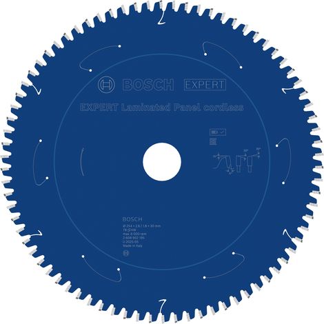 Bosch EXPERT Laminated Panel Circular Saw Blade 254 x2.6/1.8x30mm T78 2608902195 (1/5)