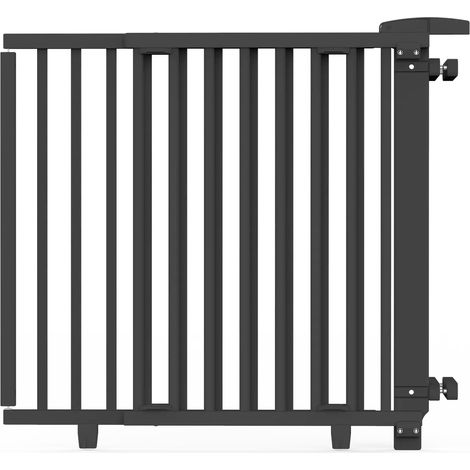 [GEBRAUCHT] B-Ware Geuther Treppenschutzgitter Gitter Schutzgitter Schwarz 93 135cm Kindgerecht