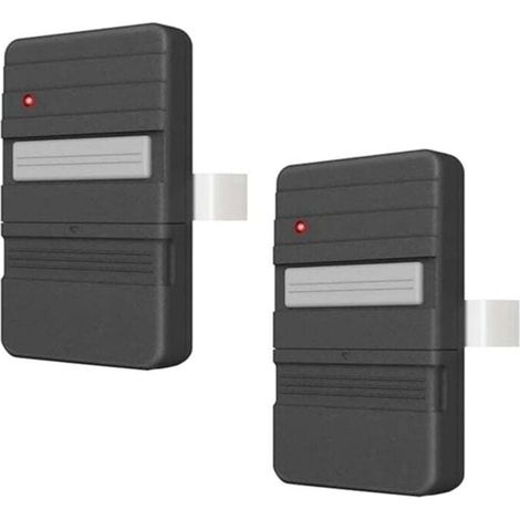Set di 2 telecomandi per porta da garage compatibili con DIP 9 e 12 a 390 MHz -Crezuo