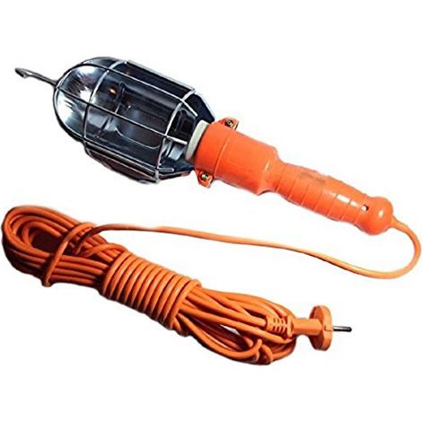 Lampada Portatile 5Mt Spina 10A E27 ( Elettrocanali Cod. Eck51001 )