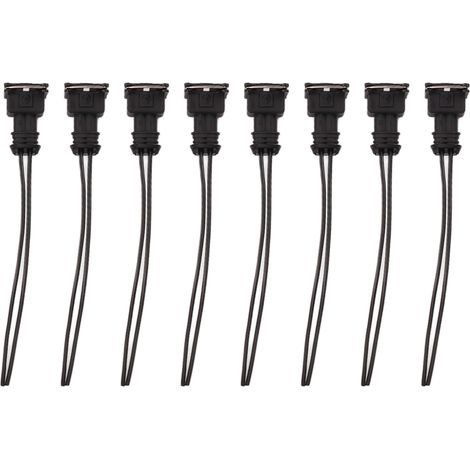 8x Connecteurs Fiches Cablage Injecteur Carburant Style Couper Episser EV1 8 pour Bosch EV1 (1/5)