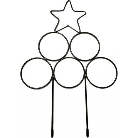 Lot de 4 Petits Treillis d'intérieur pour Plantes en Pot, Treillis empilable de 35 cm pour Plantes grimpantes, Treillis de Plantes d'intérieur pour décorer Les Plantes comme Arbre de Noël, Trei (1/5)