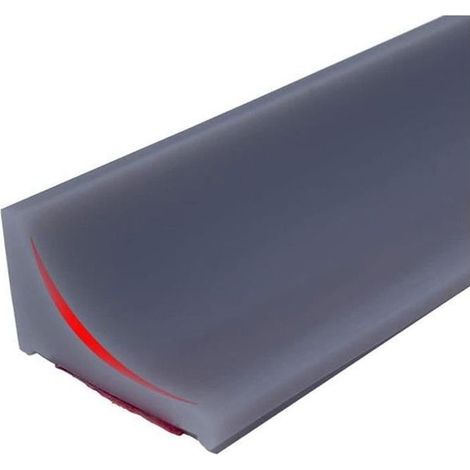 Barrière de douche pliable 100 CM Gris.Joint Porte Douche, Seuil de Douche pour Séparation Humide et Sèche, Convient pour la (1/4)