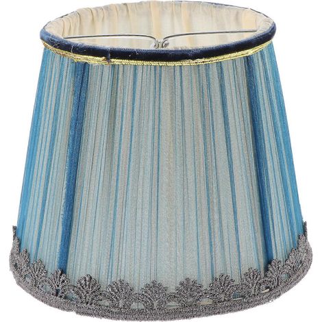 Abat-jour plissé de rechange en mousseline, accessoire décoratif pour lampe (1/5)