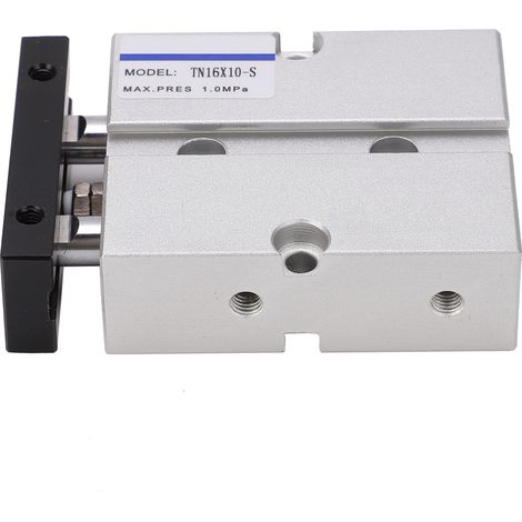 Vérin pneumatique double effet en alliage d'aluminium antirouille TN16 0.1-0.9MPa course 10-200mm (TN16X10S) (1/5)