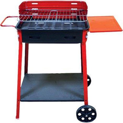 Barbecue Carbonella + Ruote Fd Cm 45X30 H.Cm 85 - 1 Pz (1/3)