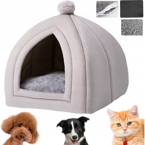 CUCCIA PER CANI O GATTI DI PICCOLA TAGLIA, LETTO MORBIDO, BOX 35x35