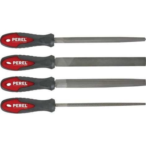 Jeu De Limes Pour Acier - 20 Cm/8' - 4 Pcs