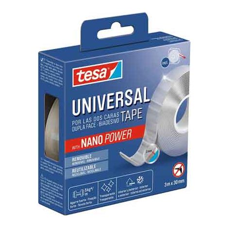 NASTRO BIADESIVO REMOVIBILE 'UNIVERSAL TAPE' TESA 30 mm x 3 mt - TESA