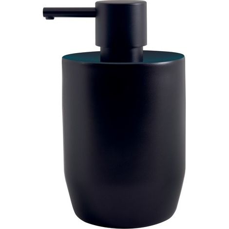Distributeur de savon Céramique JARO Noir Pétrole Spirella (1/3)