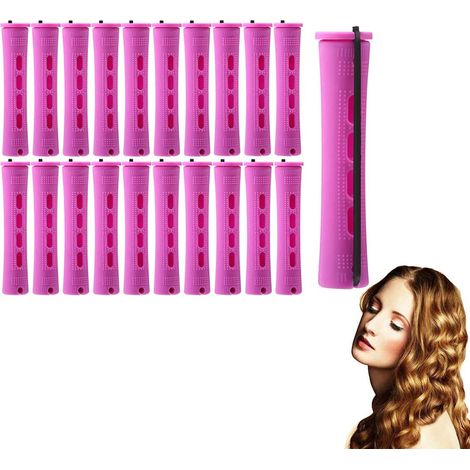 20 Bigoudis à Permer - 5 Tailles Différentes - Rouleaux à Cheveux en Plastique - Tiges pour Permanente Froide - Outil de Coiffure Professionnel (1/5)
