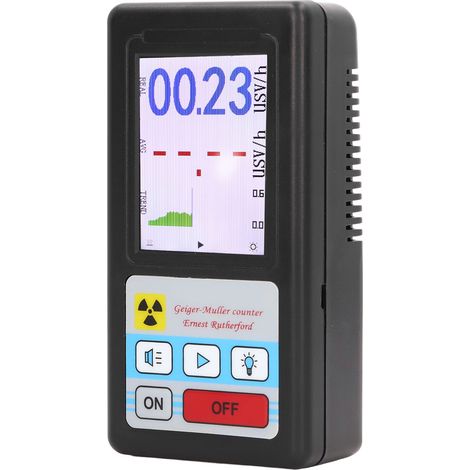 Dosimètre Compteur Geiger Détecteur de Rayonnement Nucléaire avec Alarme, Moniteur BR-6, Radiomètre de Poche