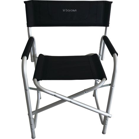 Fauteuil de camping pliant Director Baya Sun – Toile polyester 600D – Charge max 100 kg – Dimensions 51x57x85 cm – Poids 2,5 kg (1/4)