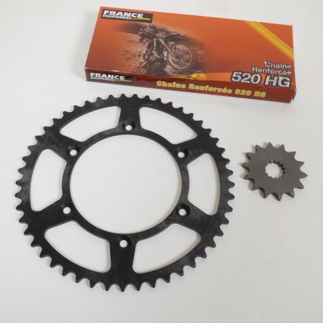 Kit chaîne France Equipement pour Moto Yamaha 250 YZ 2002 à 2004