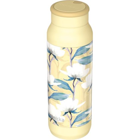Quokka Pulse - Bottiglia termica in acciaio inossidabile antigoccia da 700 ml (Magnolia) (1/3)
