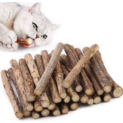 30 bâtons d'herbe à Chat Naturel Matatabi pour friandises dentaires (1/5)