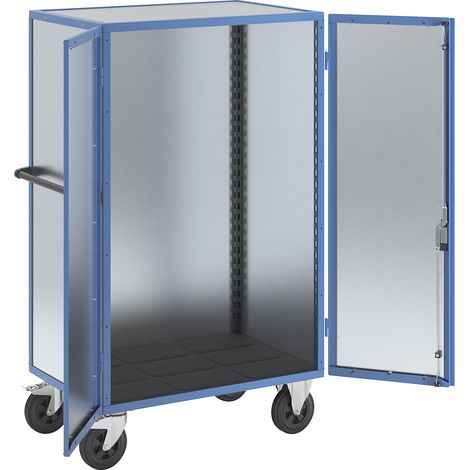 eurokraft pro, Armoire roulante, portes battantes en tôle