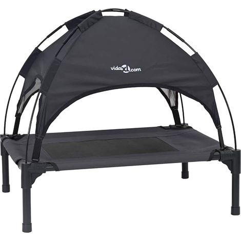 Lit pour Chien Noir 76 x 62 x 70,5 cm Acier (1/5)