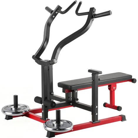 Brustpresse (204 kg), verstellbare Schrägbank mit konvergierenden Armen, Heimtrainer-Gerät für Brust, Schultern und Bauchmuskeln (1/5)