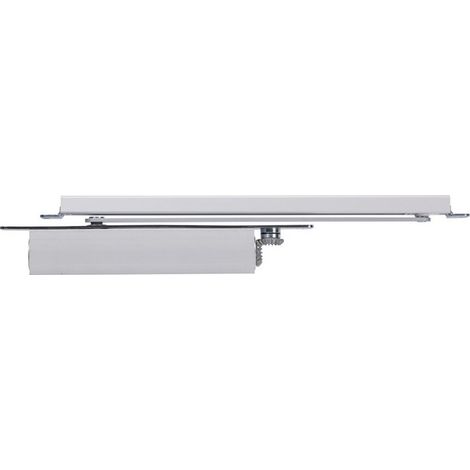 Ensemble de ferme-porte sur rail de guidage DC 860/G 880 argenté EN 1-5 Assemblage de châssis