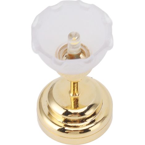 Lampe suspendue LED en forme de fleur pour maison de poupée à l'échelle 1:12 - Accessoires de décoration (1/5)