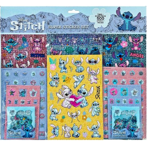 Ensemble de super autocollants Disney Stitch