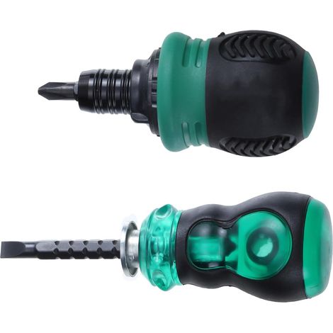 HANABASS 2 Piezas Destornillador Multiusos Mini, Plano, Acero (1/5)