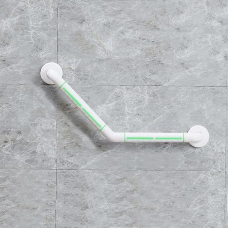 Barres D'appui WC pour Seniors, 135° Barre D'appui Douche pour Baignoires Acier Inoxydable Poignée de Sécurité pour Baignoire, pour Handicapés et Les Personnes âgées (35 x 35 cm) (1/5)