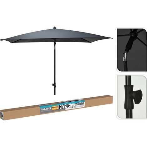 Ombrellone Vilde rectangular umbrella protezione UV inclinazione regolabile